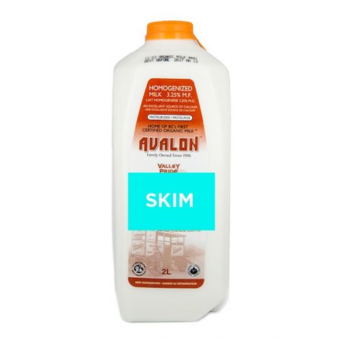 Valley Pride Skim Milk, 2L Jug – 9/cs