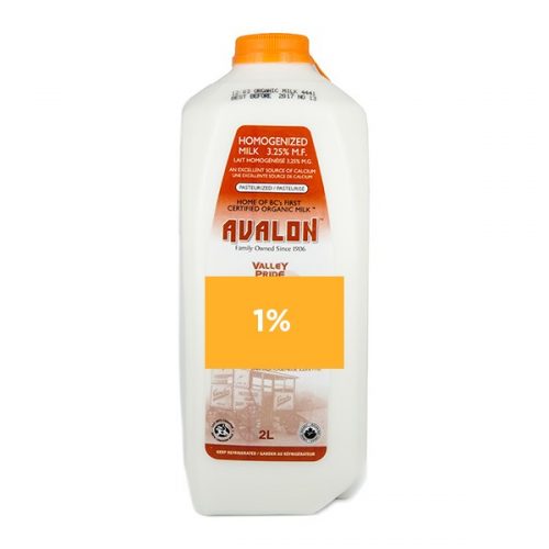 Valley Pride 1% Milk, 2L Jug – 9/cs