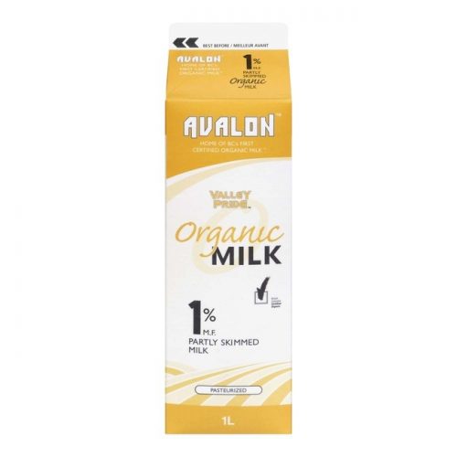 Valley Pride Organic 1% Milk, 1L – 16/cs