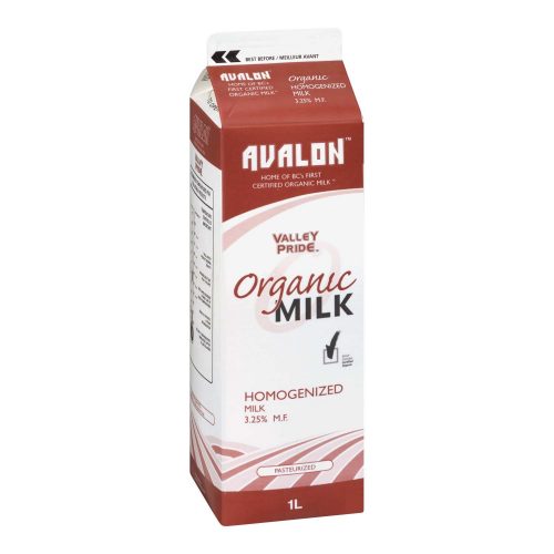 Valley Pride Organic Homo Milk, 1L – 16/cs