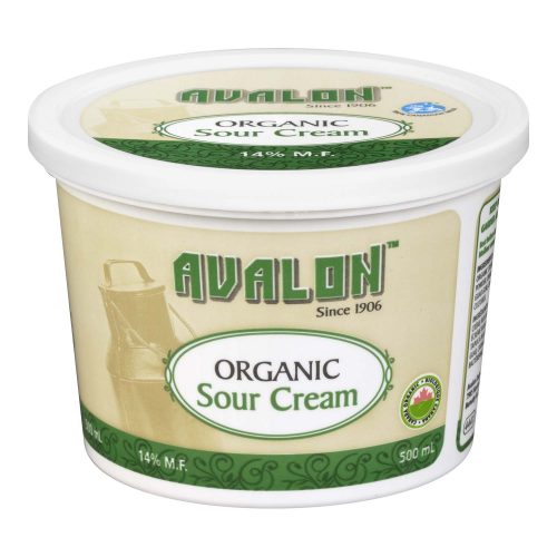 Avalon Organic Sour Cream, 500ml – 6/cs