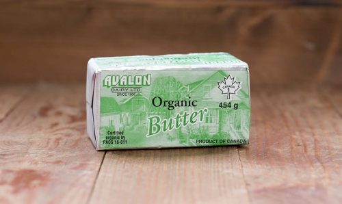 Avalon Organic Butter, Salted 454g – 10/cs